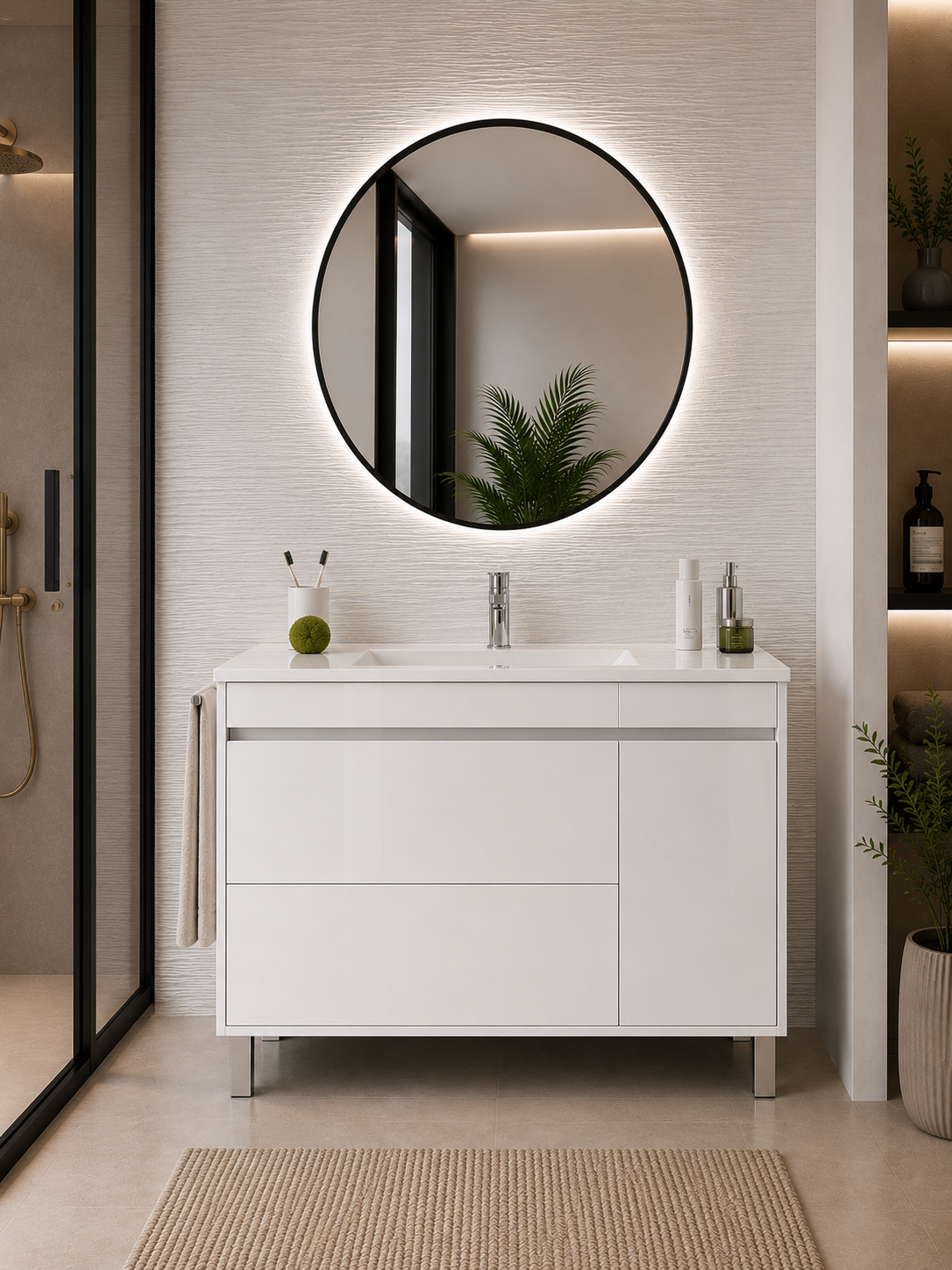 Badezimmermöbel CAPRERA mit Waschbecken