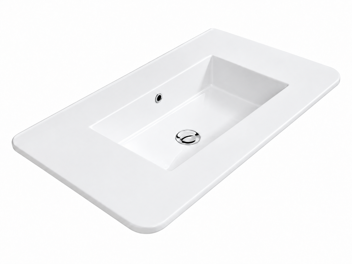 Waschbecken aus Porzellan für THIN-Möbel